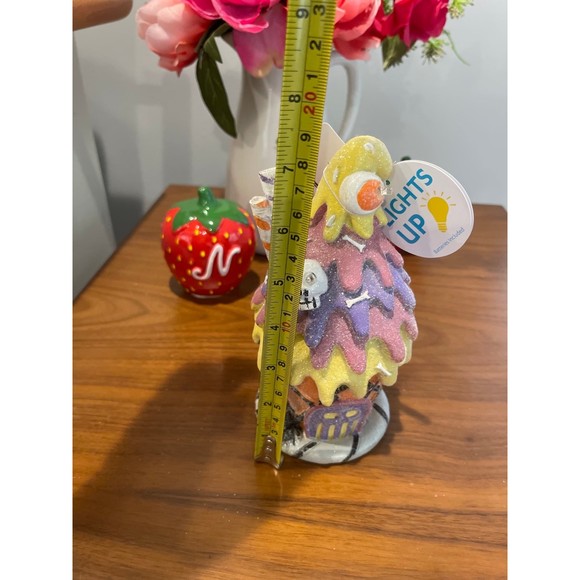 Small Halloween Light Up Gingerbread Haunted House - Picture 12 of 12